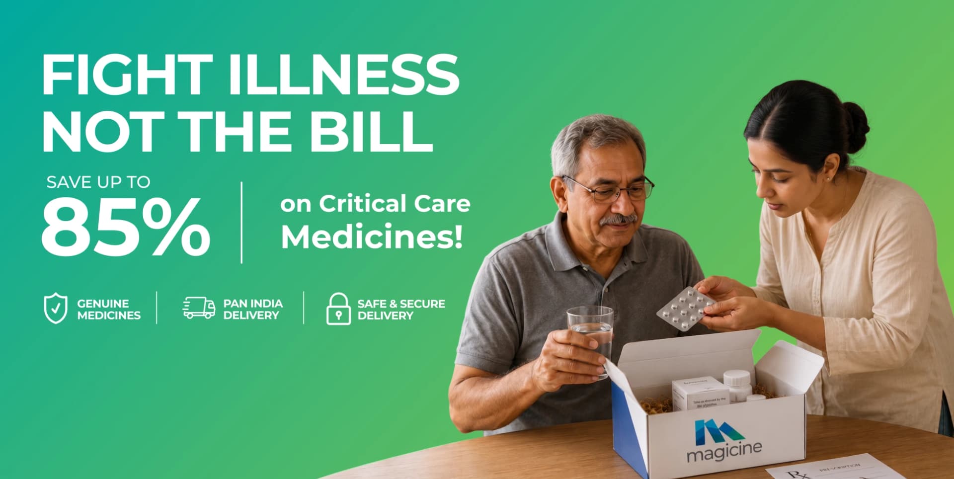 Fight illness not the bill — save up to 85% on critical care medicines