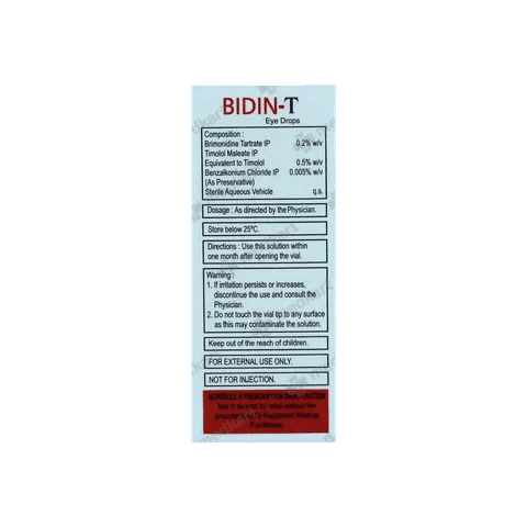 Bidin T Eye Drop 5 ml