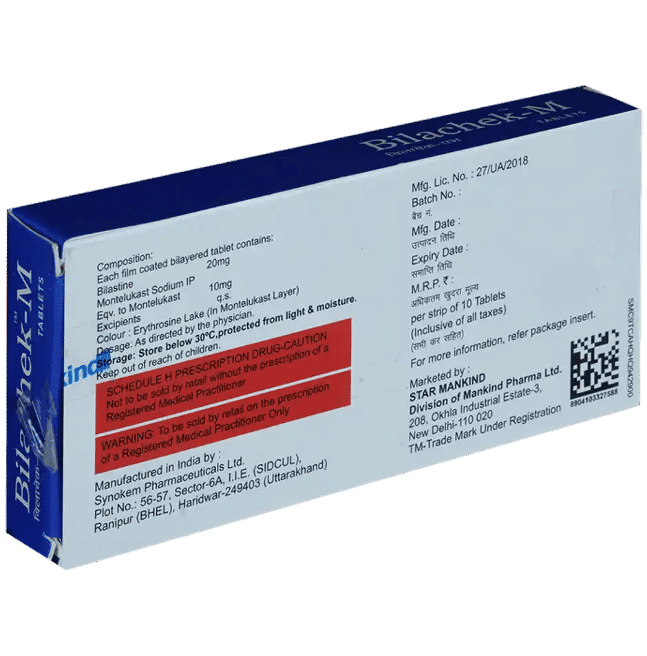 Bilachek M Tablet (10 Tab)