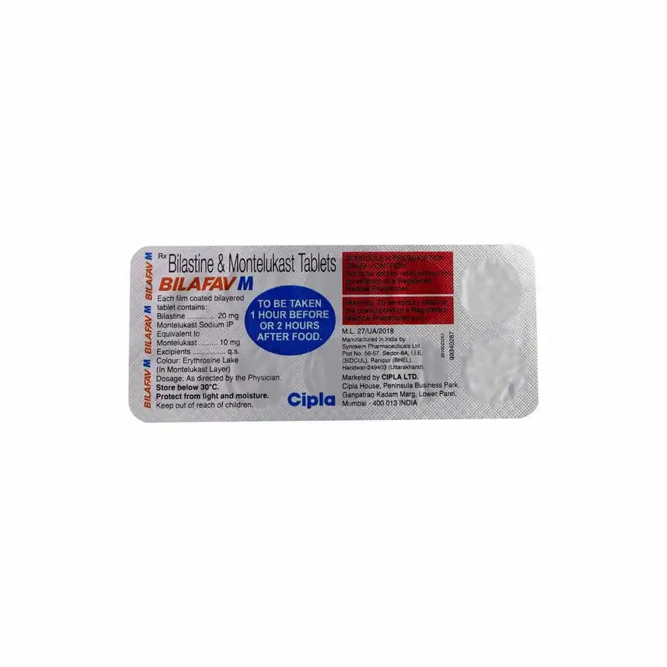 Bilafav M Tablet (10 Tab)