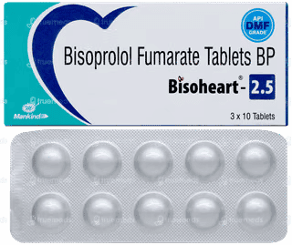 Bisoheart 2.5 mg Tablet (10 Tab) Bisoheart 2.5 mg Tablet (10 Tab)