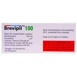 Brevipil 100 mg Tablet (10 Tab)