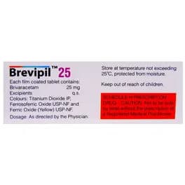 Brevipil 25 mg Tablet (10 Tab)