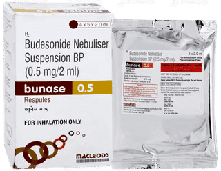 Bunase 0.5 mg Respules 2.0 ml (5 Pcs)