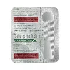 Cabgolin 0.25 mg Tablet (4 Tab)