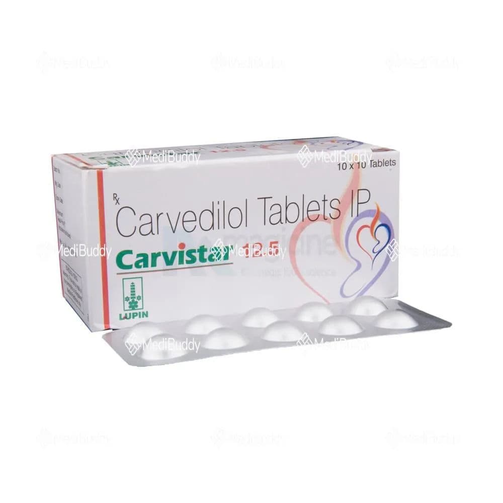 Carvistar 12.5 mg Tablet (10 Tab)