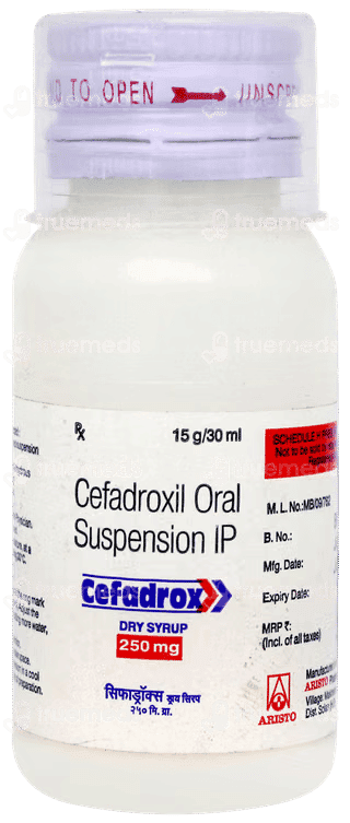 Cefadrox 250 mg Dry Syrup 30 ml