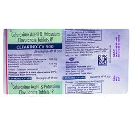 Cefakind CV 500 mg Tablet (10 Tab)