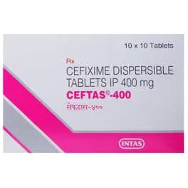 Ceftas 400 mg Tablet (10 Tab)