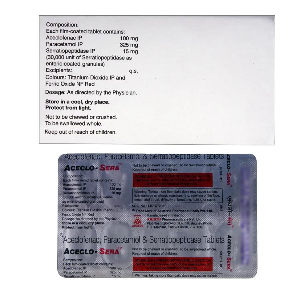 Aceclo Sera Tablet (10 Tab)