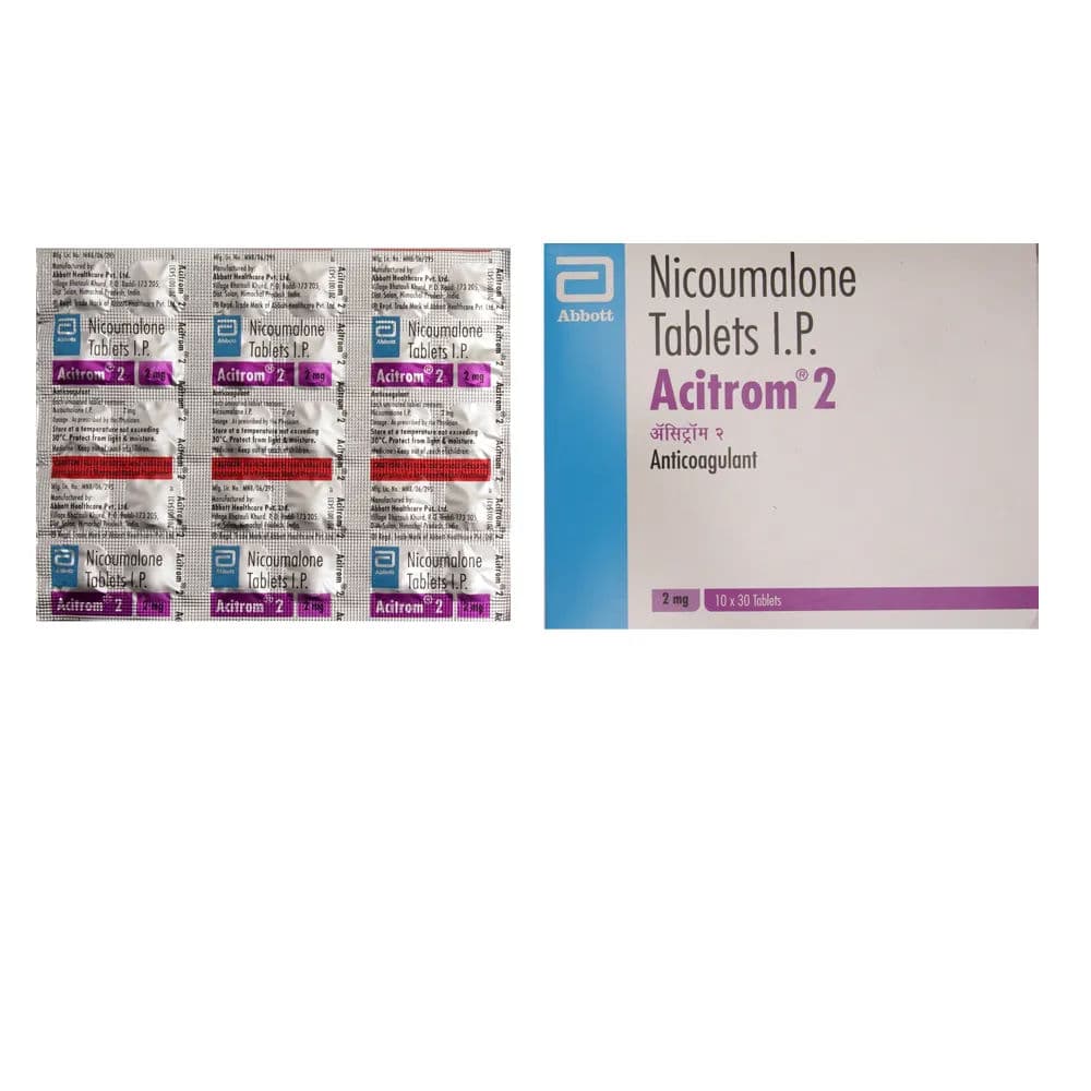 Acitrom 2 mg Tablet (30 Tab)