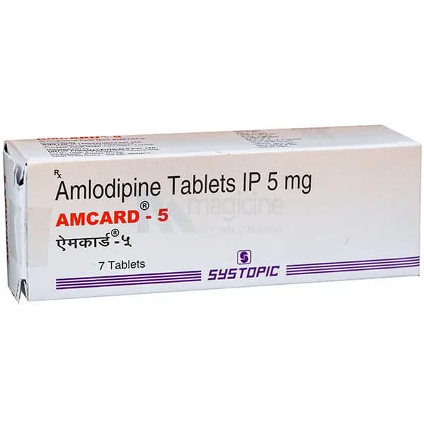 Amcard 5 mg Tablet (7 Tab)