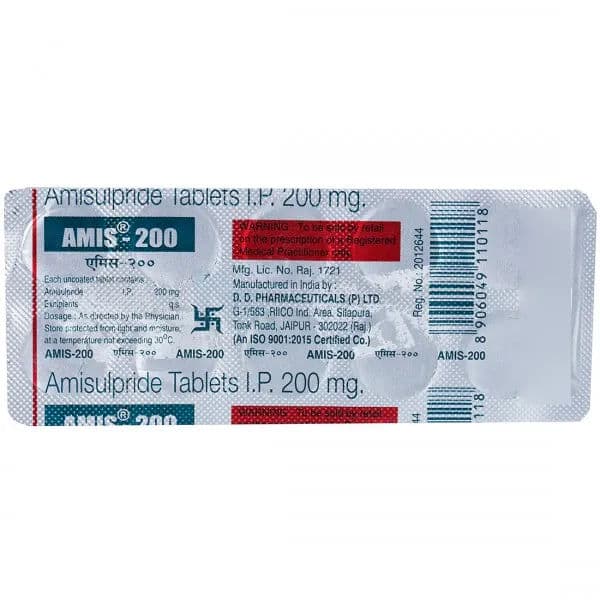Amis 200 mg Tablet (10 Tab) Amis 200 mg Tablet (10 Tab)