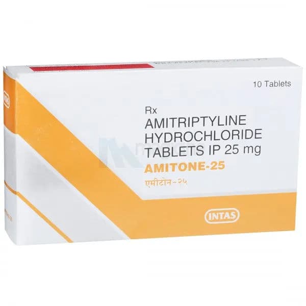 Amitone 25 mg Tablet (10 TAB)
