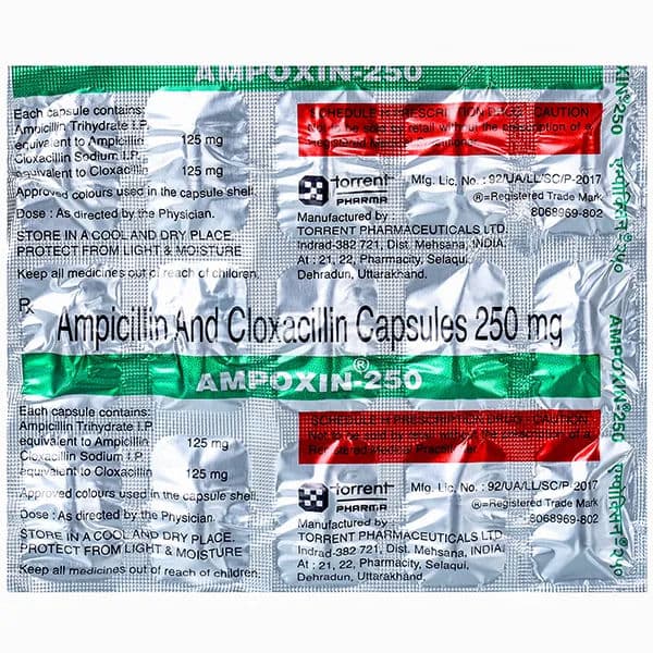 Ampoxin 250 mg Capsule (15 Cap) Ampoxin 250 mg Capsule (15 Cap)