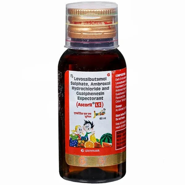 Ascoril LS (Junior) Expectorant 60 ml Ascoril LS (Junior) Expectorant 60 ml