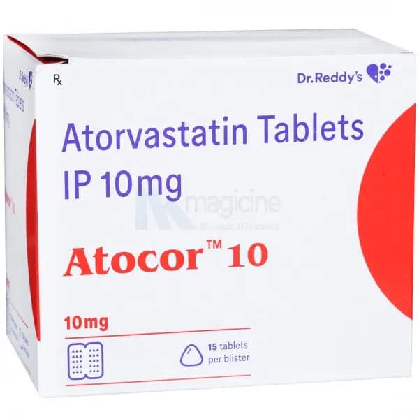 Atocor 10 mg Tablet (15 Tab) Atocor 10 mg Tablet (15 Tab)