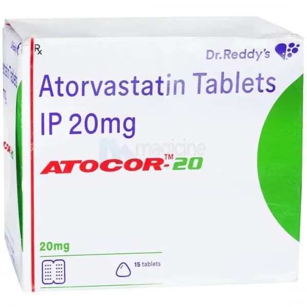 Atocor 20 mg Tablet (15 Tab)