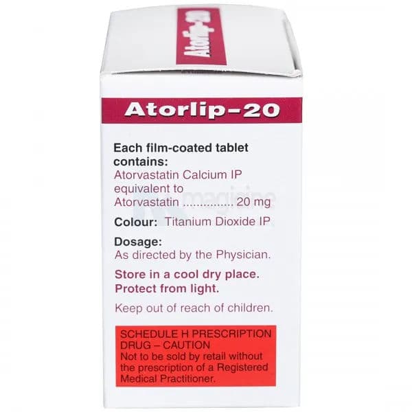 Atorlip 20 mg Tablet (15 Tab)