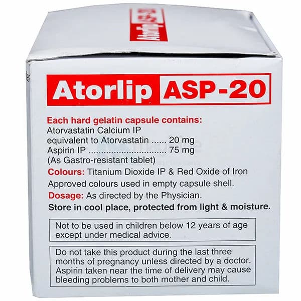 Atorlip Asp 20 mg Capsule (10 Cap)