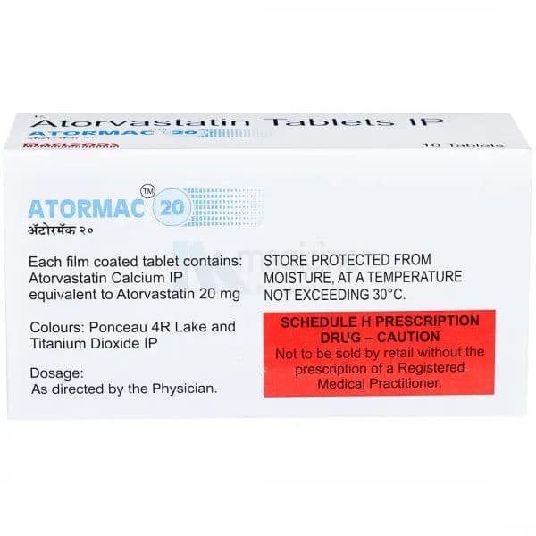 Atormac 20 mg Tablet (10 Tab)
