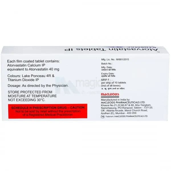 Atormac 40 mg Tablet (10 Tab)