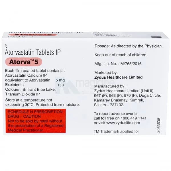 Atorva 5 mg Tablet (15 Tab)