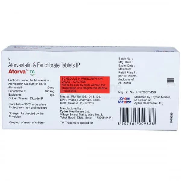 Atorva TG Tablet (10 Tab)