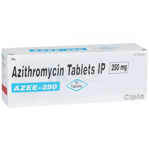 Azee 250 mg Tablet (10 Tab) Azee 250 mg Tablet (10 Tab)