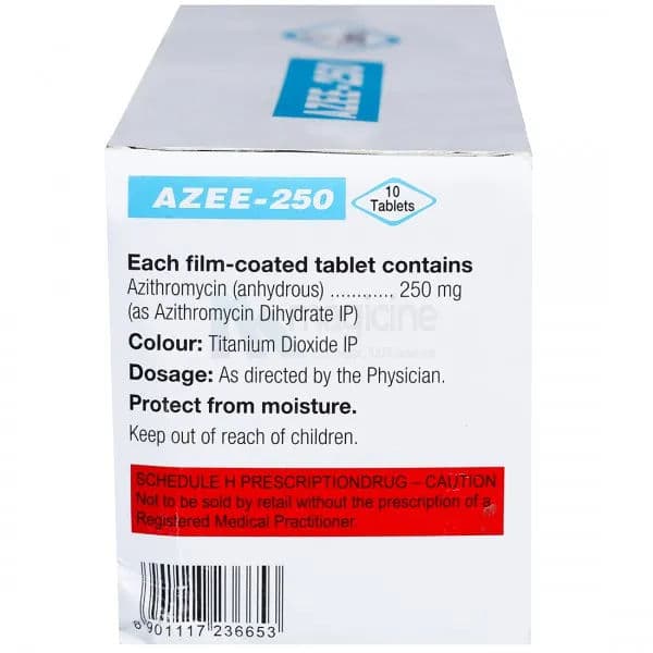 Azee 250 mg Tablet (10 Tab)