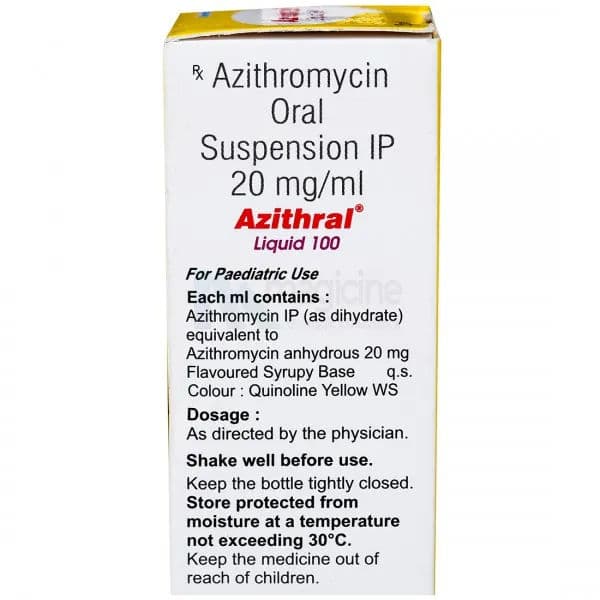 Azithral 100 mg Suspension 15 ml
