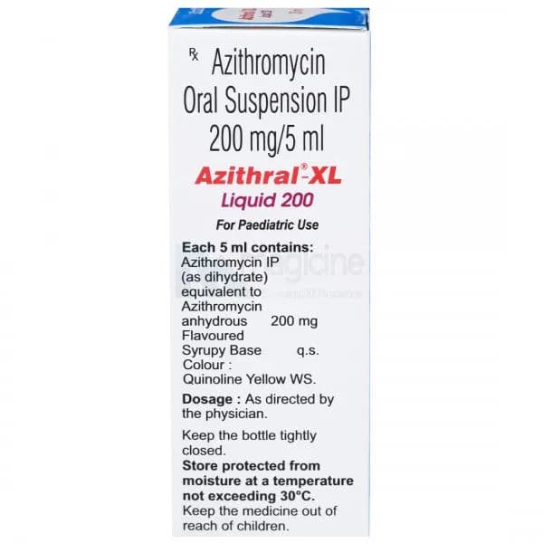 Azithral XL 200 mg Suspension 30 ml