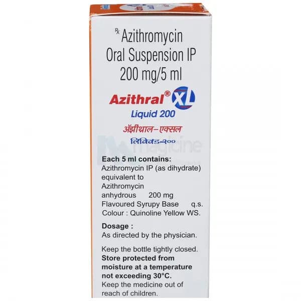 Azithral XL 200 mg Suspension 60 ml