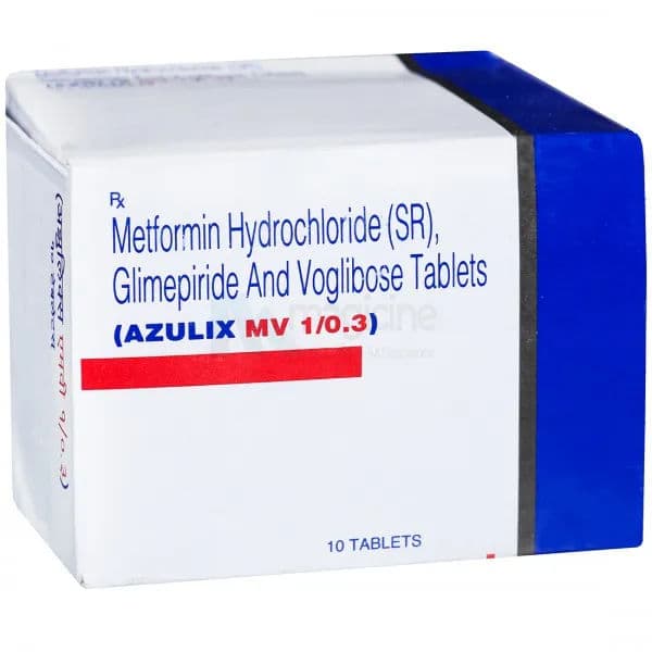 Azulix MV 1/0.3 mg Tablet (10 Tab)