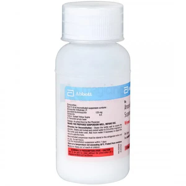 Wymox 125 mg/5 ml Suspension 60 ml
