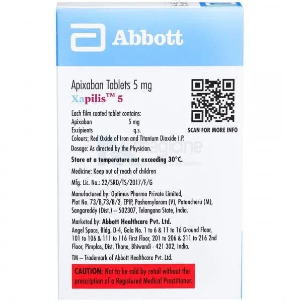 Xapilis 5 mg Tablet (10 Tab)