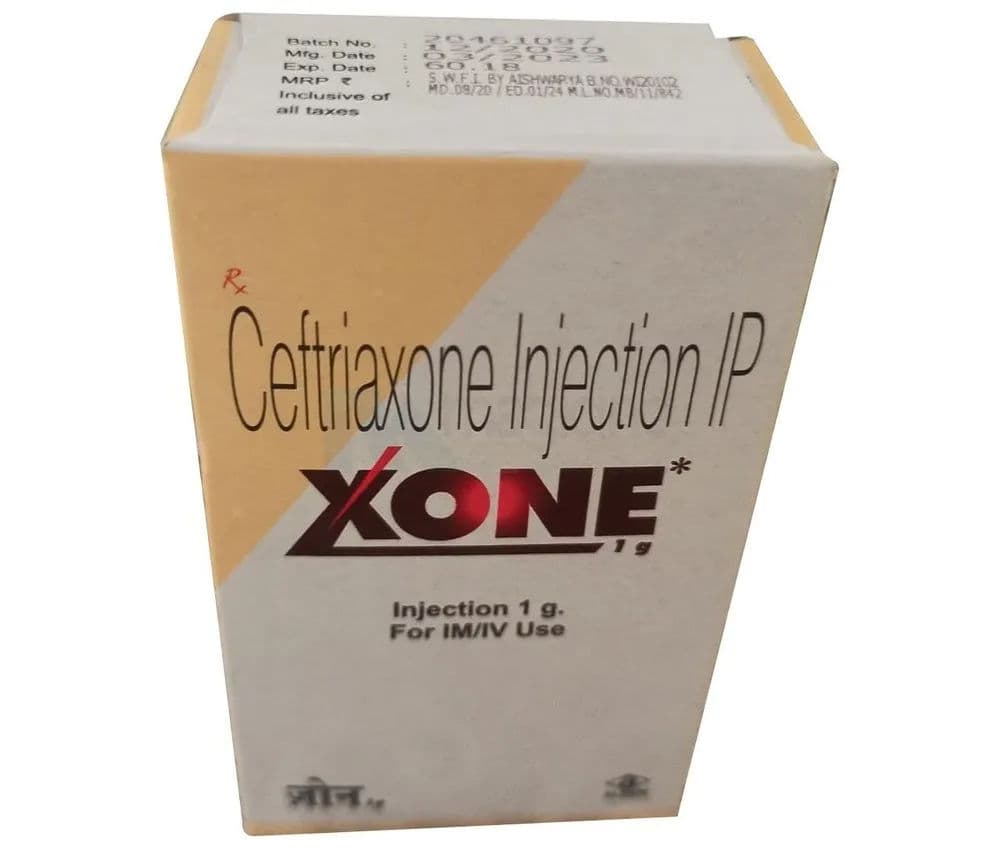 Xone Injection 1 gm Xone Injection 1 gm