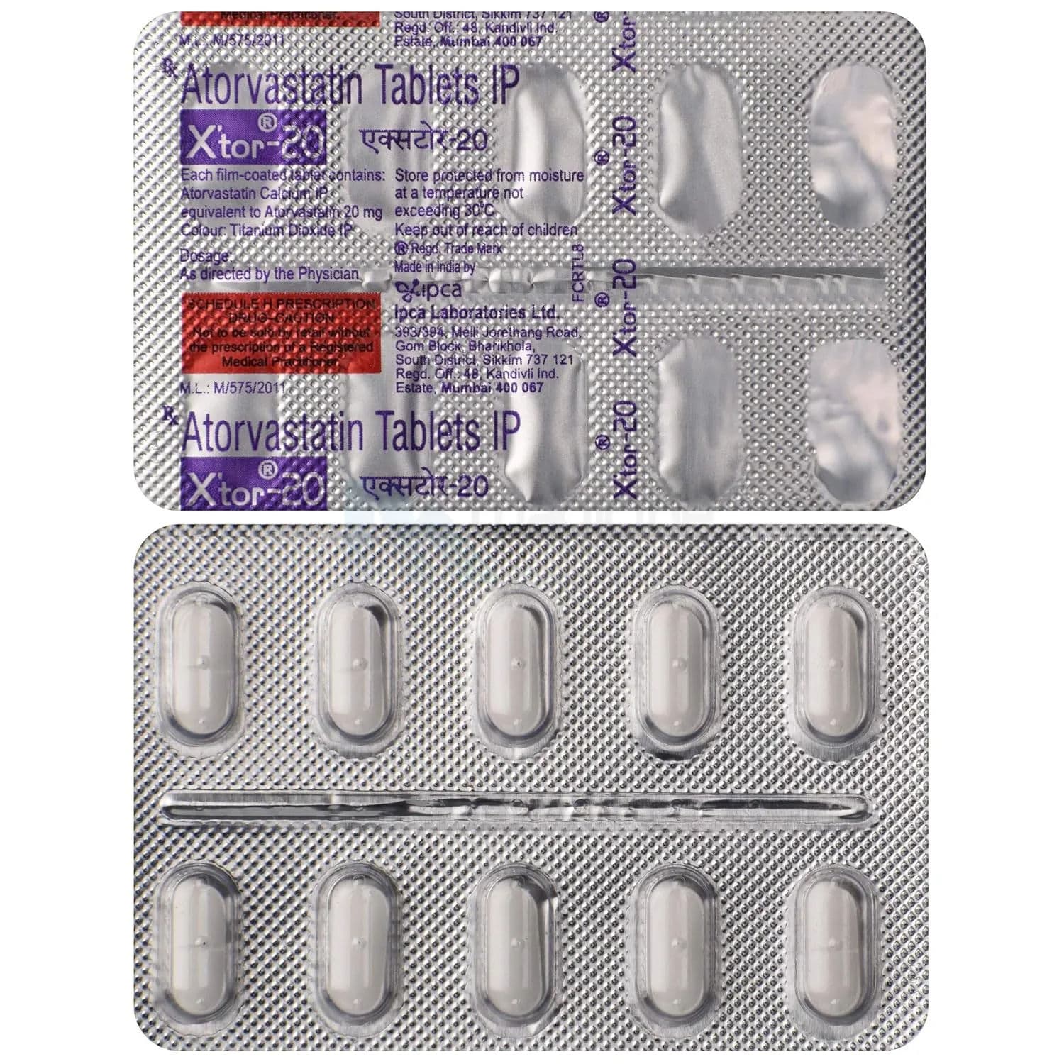 Xtor 20 mg Tablet (10 Tab)
