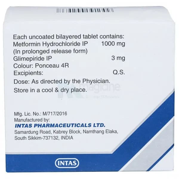 Zoryl M Forte 3 mg Tablet (15 Tab)
