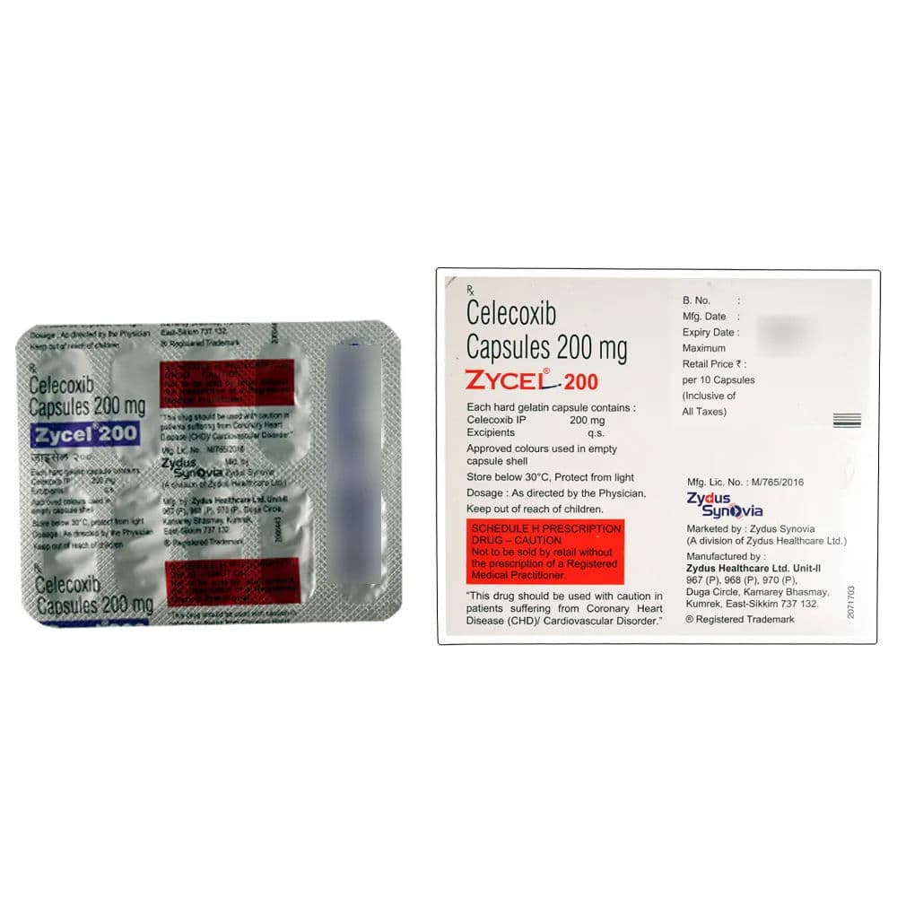 Zycel 200 mg Capsule (10 Cap)