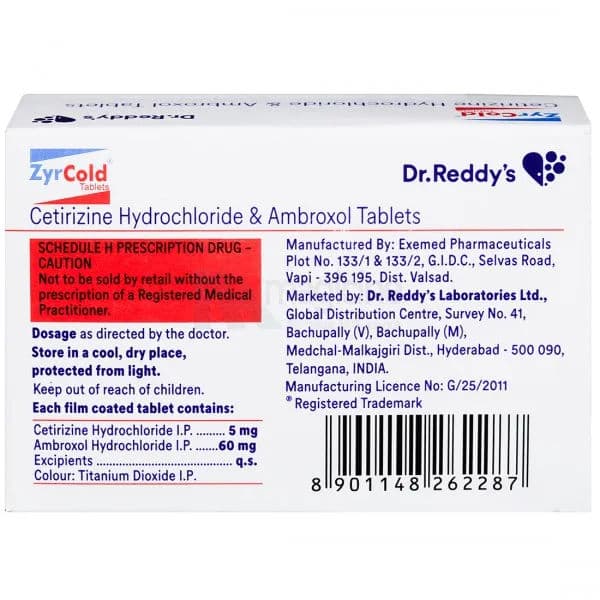 Zyrcold Tablet (15 Tab)