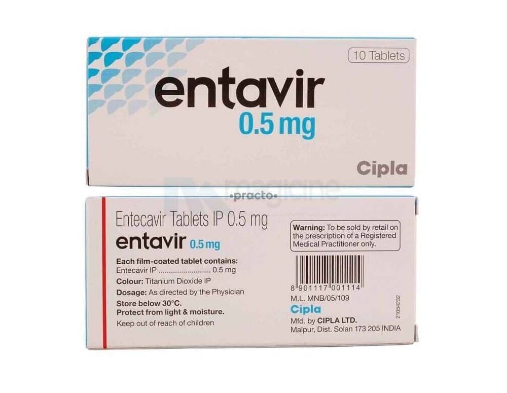 Entavir 0.5mg Tablet