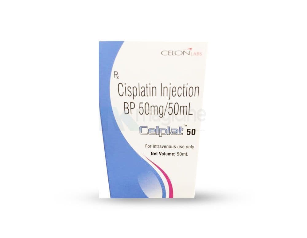 Celplat 50mg Injection