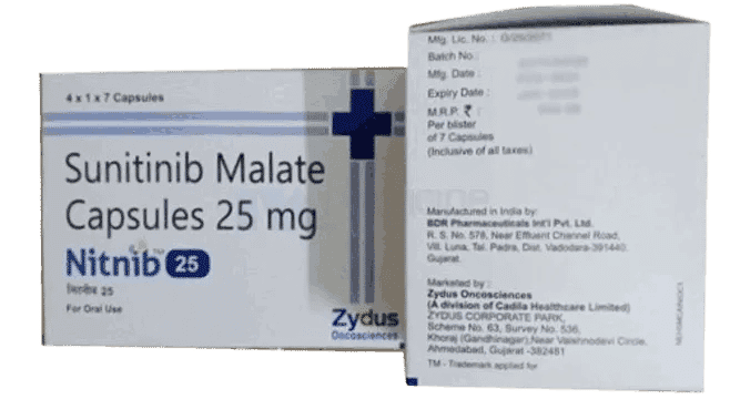 Nitnib 25mg Capsule