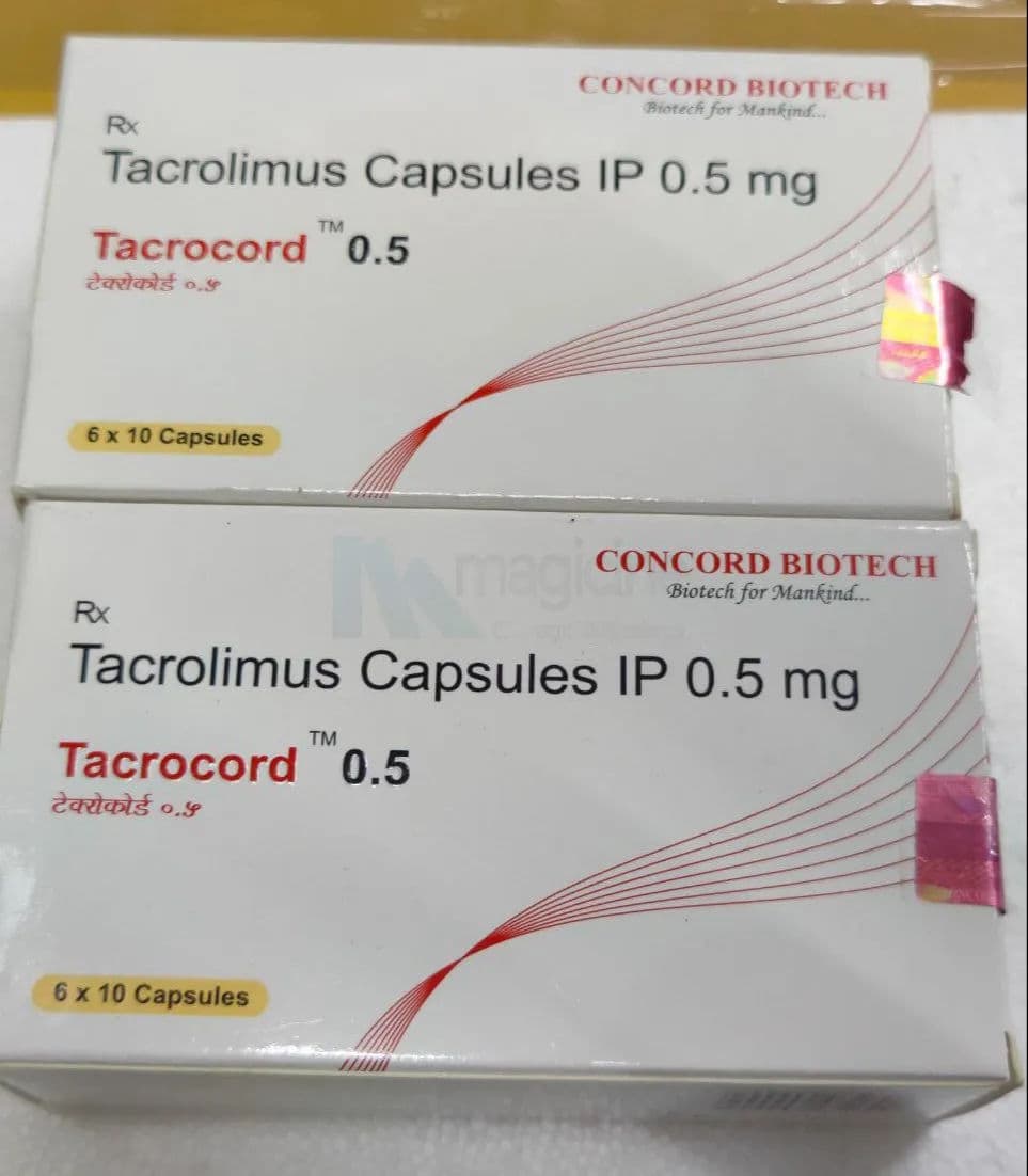 Tacrocord 0.5mg capsule