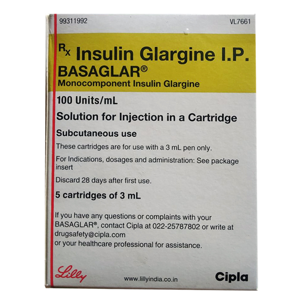 Basaglar 100 Iu/ml 3 ml Cartridge