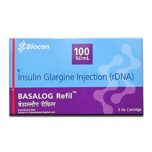 Basalog Refil 100 IU/ml 3 ml Cartridge