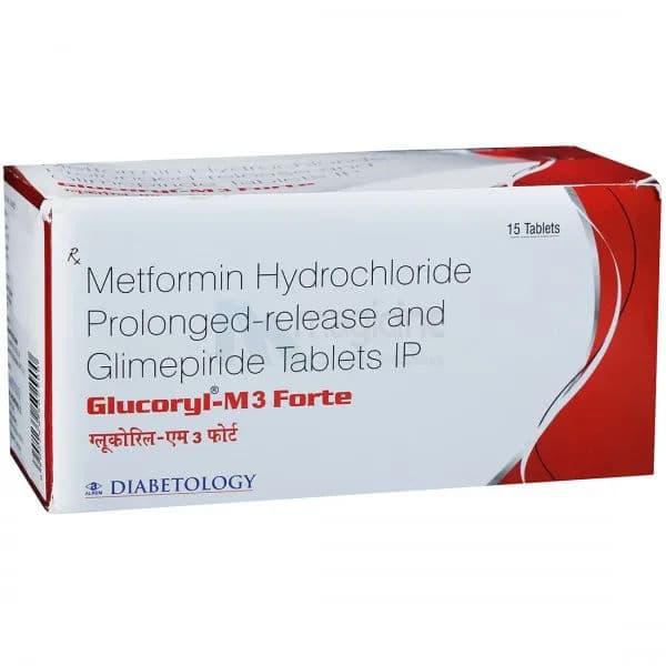 Glucoryl M Forte 3 mg Tablet