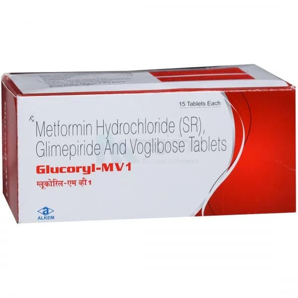 Glucoryl MV 1 mg Tablet