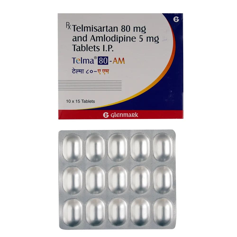 Telma AM 80 mg Tablet